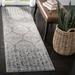Gray/White 27 x 0.37 in Indoor Area Rug - Ophelia & Co. Kara Gray/Ivory Area Rug | 27 W x 0.37 D in | Wayfair D40942B0D0B14721BB33B3165431138D