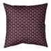 Latitude Run® Avicia Bats Indoor/Outdoor Throw Pillow Polyester/Polyfill blend in Pink | 18 H x 18 W x 9.5 D in | Wayfair