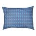Tucker Murphy Pet™ Campion Stripe Diamonds Cat Bed Designer Pillow Fleece, Polyester in Pink | 9.5 H x 19.5 W x 29.5 D in | Wayfair