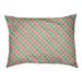 Tucker Murphy Pet™ Campion Reverse Ombre Geometric Cat Bed Designer Pillow Fleece, Polyester in Pink/Green | 9.5 H x 19.5 W x 29.5 D in | Wayfair