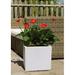 Kasamodern Concrete Pot Planter Concrete in White | 9 H x 9 W x 9 D in | Wayfair KM115XSW