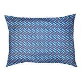 Tucker Murphy Pet™ Campion Stripe Diamonds Cat Bed Designer Pillow Fleece, Polyester | 17 H x 42 W x 52 D in | Wayfair