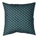 Latitude Run® Avicia Bats Indoor/Outdoor Throw Pillow Polyester/Polyfill blend in Blue | 20 H x 20 W x 3 D in | Wayfair