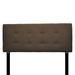 Red Barrel Studio® Goulet King Upholstered Panel Headboard Upholstered in Brown | 26 H x 78 W x 3 D in | Wayfair ALI8ELoftSand