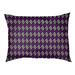 Tucker Murphy Pet™ Campion Stripe Diamonds Cat Bed Designer Pillow Fleece, Polyester | 9.5 H x 19.5 W x 29.5 D in | Wayfair