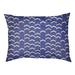 Tucker Murphy Pet™ Chelan Lined Chevrons Indoor Dog Pillow Polyester in Pink/Blue | 7 H x 39.5 W x 25.9 D in | Wayfair