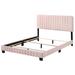 House of Hampton® Cushman Low Profile Standard Bed Upholstered/Polyester in Pink | 48 H x 65 W x 81 D in | Wayfair 7A36C5521D8A4D33B3FBF002C40FD80F