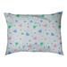 Tucker Murphy Pet™ Byrge 90s Retro Pillow Polyester/Fleece in Pink/Green/Indigo | 9.5 H x 29.5 W x 19.5 D in | Wayfair