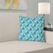 Latitude Run® Avicia Indoor/Outdoor Throw Pillow Polyester/Polyfill blend in Blue | 18 H x 18 W x 9.5 D in | Wayfair