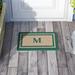 Charlton Home® Stansfield Rectangle Monogram Fiber Outdoor Door Mat Coir | Rectangle 2' x 3'3" | Wayfair FBEEDAB89D5644C4BF2792A060B3DA17