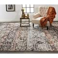 Blue 24 x 0.39 in Area Rug - World Menagerie Roma Power Loom Gray Rug Metal | 24 W x 0.39 D in | Wayfair 13508014C933482BBBB358C37F31A96C