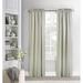 Canora Grey Teri Ticking Striped Room Darkening Thermal Rod Pocket Curtain Panels Metal in Green/Blue/Black | 45 H in | Wayfair