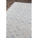 White 105 x 0.5 in Area Rug - Union Rustic Laguanda Geometric Handmade Flatweave Light Blue/Area Rug Recycled P.E.T, | 105 W x 0.5 D in | Wayfair