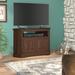 Foundry Select Rafeef Solid Wood Corner TV Stand for TVs up to 43" Wood in Blue | 27 H in | Wayfair EB3FEE42DB4E493188B9EB3DFEFF0A86