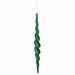 The Holiday Aisle® Shiny Spiral Icicle Christmas Ornament Plastic in Green | 14.6 H x 1.58 W x 1.58 D in | Wayfair D8A0F6A310D94332AA08840D57206E0C