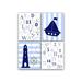 Isabelle & Max™ Mazzola Nursery Paper Print Set of 4 Paper in Blue | 7 H x 5 W x 0.25 D in | Wayfair BB11C566F5034ABB8CF93181E3A1C6EF