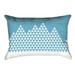 Latitude Run® Avicia Pillow Cover Polyester in Green/Blue | 14 H x 20 W in | Wayfair C3E60C6E13C045BA82108883561EC344