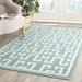 White 36 x 0.25 in Area Rug - Ebern Designs Rodgers Flatweave Wool Seafoam/Ivory Area Rug Silk/Wool | 36 W x 0.25 D in | Wayfair