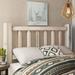 Loon Peak® Homestead Collection Pine Headboard Wood in White | 47 H x 6 D in | Wayfair 87FFCBB0B2434D8192D1A19A29F256B1