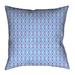 Latitude Run® Avicia Geometric Throw Pillow Polyester/Polyfill blend in White/Blue | 36 H x 36 W x 14 D in | Wayfair