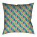 Latitude Run® Avicia Throw Pillow Polyester/Polyfill blend in Green/Blue | 28 H x 28 W x 9.5 D in | Wayfair 07DF1B1A8E9541539F512386A0902DF1