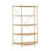 Joe Ruggiero Collection Baldwin 67" H x 55.44" W Etagere Bookcase Wood in Brown | 67 H x 55.44 W x 17.5 D in | Wayfair JR005-77-Maple-W