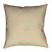 Latitude Run® Avicia Indoor/Outdoor Throw Pillow Polyester/Polyfill blend in Green/Yellow | 18 H x 18 W x 9.5 D in | Wayfair