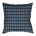 Latitude Run® Avicia Indoor/Outdoor Throw Pillow Polyester/Polyfill blend in Blue | 16 H x 16 W x 3 D in | Wayfair 3A7B7C272CE047AFA12A3AC7E5548E49