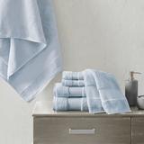 Madison Park Signature Turkish 6 Piece 100% Cotton Oversized Towel Set 100% Cotton in Blue | 30 W in | Wayfair MPS73-455