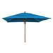 Arlmont & Co. Maria 10' Square Market Umbrella, Wood in Blue/Navy | Wayfair 74B0177B06FB46BAB2643A7F9651A7F6