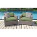 Wade Logan® Avelinn Patio Chair w/ Cushions Wicker/Rattan in Gray | 29 H x 40 W x 35 D in | Wayfair E01C6685E99443C4BC70CDCD846B03A3