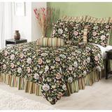 August Grove® Sutphin Cotton Comforter Set Polyester/Polyfill/Cotton in Black/Green/Red | Queen,18" | Wayfair A8B117D5F2274DA08526CFB9023857F1