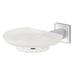 Symple Stuff Gallaher Soap Dish Metal in Gray | 1.63 H x 4.75 W x 6.25 D in | Wayfair C680AF3F3AEA4A5EA6E28186C90A053C