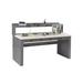 Tennsco Corp. Residential Electrical 72"W Workbench Plastic/Metal in Gray | 33.5 H x 72 W x 30 D in | Wayfair EB-1-3072P -2