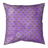 Latitude Run® Avicia Sea Otters Square Pillow Cover & Insert Polyester/Polyfill in Indigo | 18 H x 9.5 W x 3 D in | Wayfair