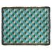 Ebern Designs Leffel Retro Diamonds Cotton Blanket Cotton in Green/Gray/Blue | 52 H x 37 W in | Wayfair 99E447894BC441619FBC10DDDEEA82E4