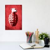 Ebern Designs Karlskrona Hand Grenade by Michael Tompsett Graphic Art on Canvas Canvas, Cotton | 12 H x 8 W x 0.75 D in | Wayfair