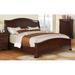 Lark Manor™ Altigarron Standard Bed Wood in Brown/Red | 56 H x 65 W x 94 D in | Wayfair 2AE4087E09194DCFBF762ED9788A4A31