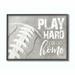 Viv + Rae™ Gurrola Play Hard or Go Home Football Wall Décor Wood in Brown | 24 H x 30 W x 1.5 D in | Wayfair 4BA8129D681D428394C4218B92B33EBE