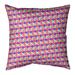 Latitude Run® Avicia Octagons Indoor/Outdoor Throw Pillow Polyester/Polyfill blend in Orange | 18 H x 18 W x 9.5 D in | Wayfair