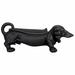 Gracie Oaks Okane Dachshund Boot Scraper Metal in Black | 4.8 H in | Wayfair 6D2AC943838D43C5A139180733EE088A