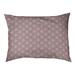 Tucker Murphy Pet™ Chen Zig Zag Pattern Outdoor Dog Pillow Polyester in Red/Gray | 7 H x 50 W x 24.8 D in | Wayfair