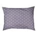 Tucker Murphy Pet™ Chen Zig Zag Pattern Outdoor Dog Pillow Polyester in Gray/Indigo | 7 H x 50 W x 24.8 D in | Wayfair