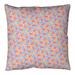 Ebern Designs Leffel Trapezoids Floor Pillow Polyester/Polyfill blend in Orange/Red/Blue | 28 H x 28 W x 9.5 D in | Wayfair