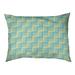 Tucker Murphy Pet™ Cheng Fractured Designer Pillow Fleece, Polyester in Green/Brown | 8 H x 28 W x 6 D in | Wayfair