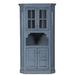 August Grove® Southville 43" Wide Server Wood in Green | 79 H x 43 W x 24 D in | Wayfair 227A676E47EE455DB1533A2B0BBBCD02