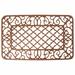 Winston Porter Gosling Diamond & Scroll Door Mat Metal in Brown | Wayfair LH45