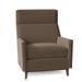 Armchair - Fairfield Chair Felix 34" Wide Armchair Fabric in White/Brown | 41 H x 34 W x 33 D in | Wayfair 5300-01_3157 73_Tobacco