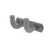 17 Stories Tioga 2 Position Wall Mounted Robe Hook Metal in Gray | 3.2 H x 5.5 W x 3.2 D in | Wayfair DA318A37985B41CBA764FAC8BA117791