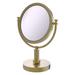 Charlton Home® Mooresville Vanity Top Modern & Contemporary Make-Up/Shaving Mirror Metal in Yellow | 15 H x 8 W x 8 D in | Wayfair